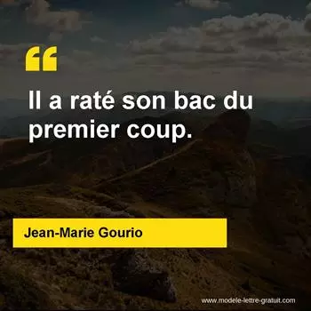 Citation Jean-Marie Gourio