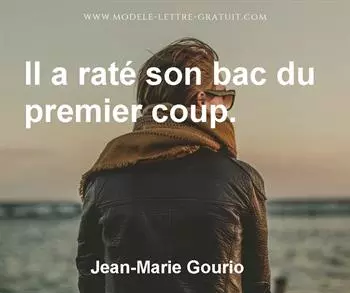 Citation de Jean-Marie Gourio