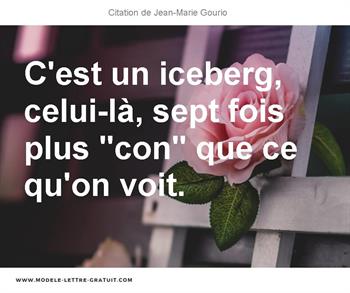 Citations Jean-Marie Gourio