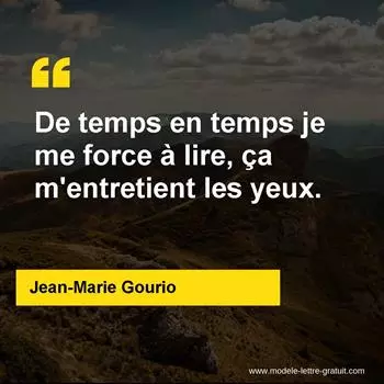 Citation Jean-Marie Gourio