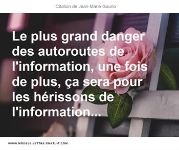 Citations Jean-Marie Gourio