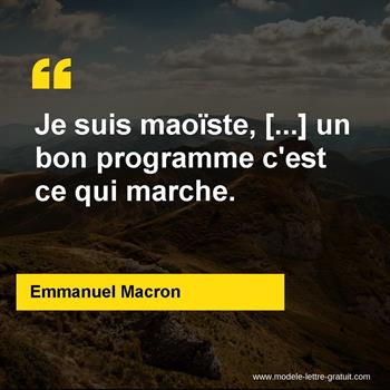 Citations Emmanuel Macron