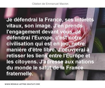 Citations Emmanuel Macron