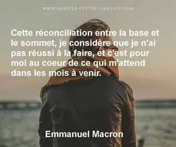 Citation de Emmanuel Macron