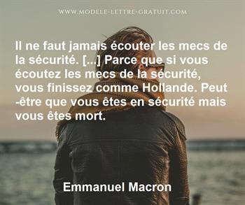 Citation de Emmanuel Macron