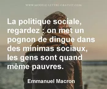 Citation de Emmanuel Macron
