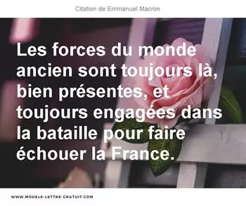 Citations Emmanuel Macron