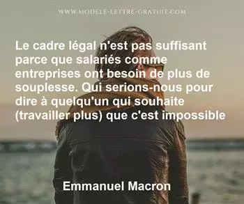 Citation de Emmanuel Macron