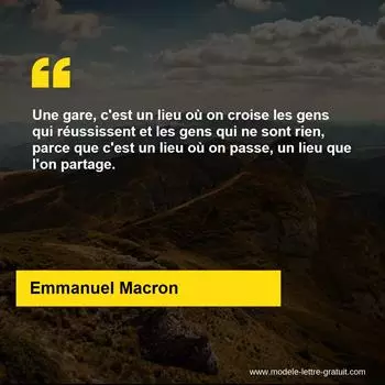 Citation Emmanuel Macron