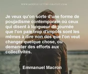 Citation de Emmanuel Macron