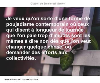 Citations Emmanuel Macron