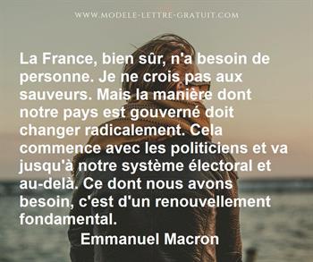 Citation de Emmanuel Macron