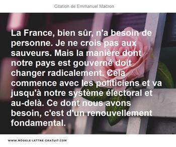Citations Emmanuel Macron