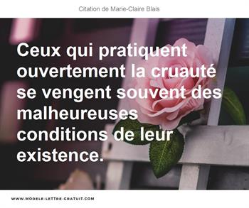 Citations Marie-Claire Blais