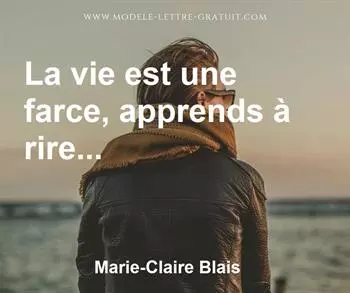 Citation de Marie-Claire Blais