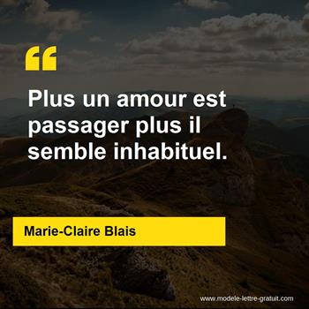 Citations Marie-Claire Blais