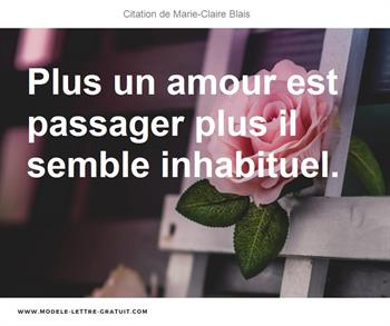 Citations Marie-Claire Blais