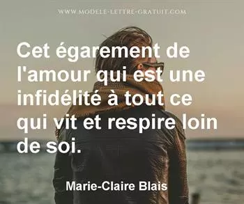 Citation de Marie-Claire Blais