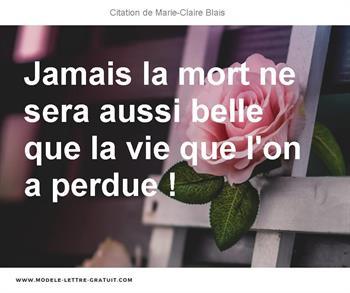 Citations Marie-Claire Blais