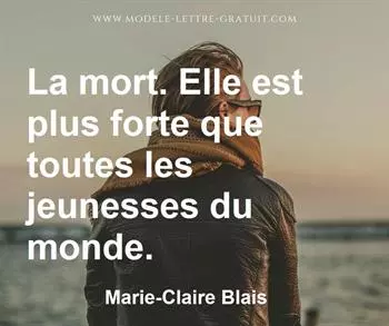 Citation de Marie-Claire Blais