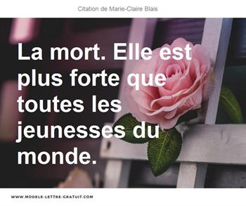 Citations Marie-Claire Blais