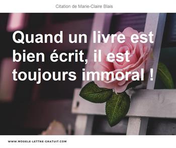 Citations Marie-Claire Blais