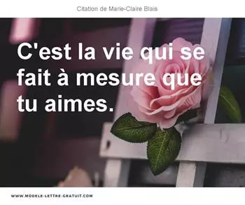 Citations Marie-Claire Blais