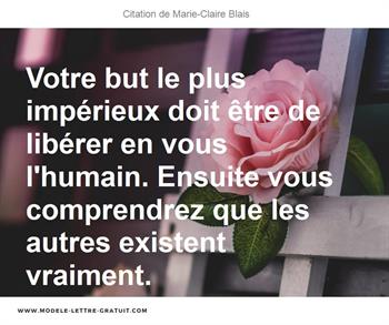 Citations Marie-Claire Blais