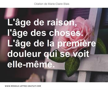 Citations Marie-Claire Blais