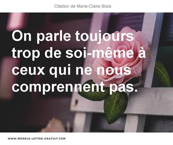Citations Marie-Claire Blais