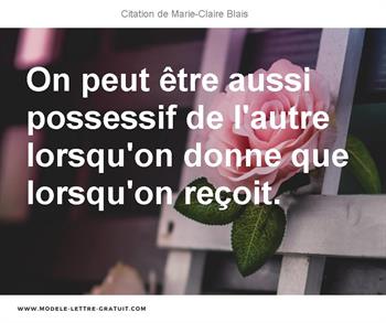 Citations Marie-Claire Blais
