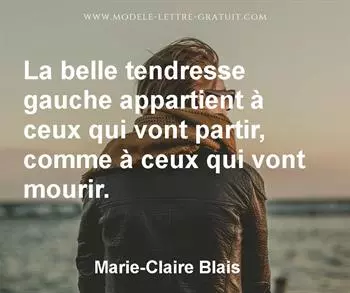 Citation de Marie-Claire Blais