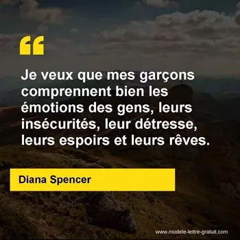 Citation Diana Spencer