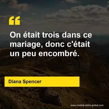 Citation Diana Spencer