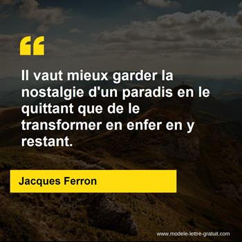 Citation de Jacques Ferron
