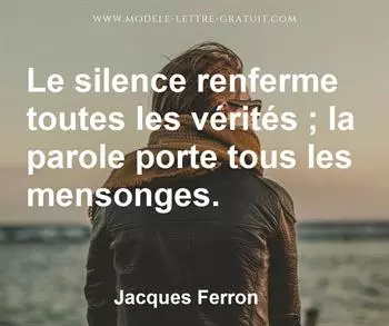 Citation de Jacques Ferron