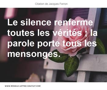 Citations Jacques Ferron