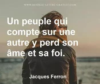 Citation de Jacques Ferron
