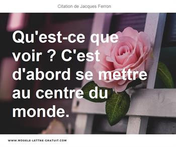Citations Jacques Ferron