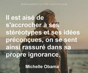 Citation de Michelle Obama