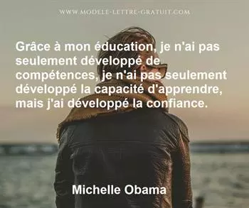 Citation de Michelle Obama