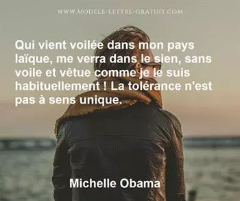 Citation de Michelle Obama