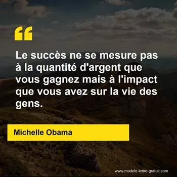 Citation Michelle Obama