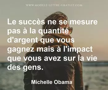 Citation de Michelle Obama