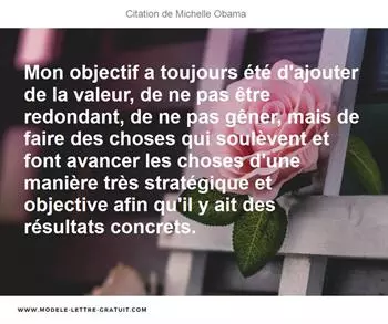 Citations Michelle Obama