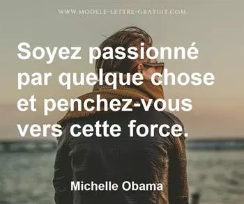 Citation de Michelle Obama