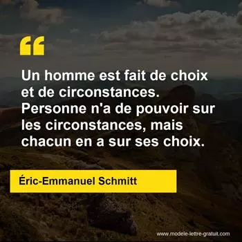 Citation Éric-Emmanuel Schmitt