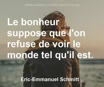 Citation de Éric-Emmanuel Schmitt