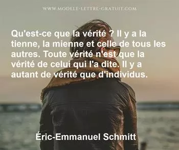 Citation de Éric-Emmanuel Schmitt