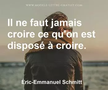 Citation de Éric-Emmanuel Schmitt